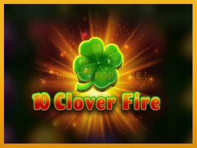 10 Clover Fire máquina de xogos por diñeiro