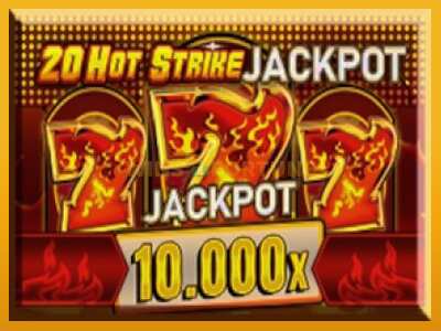 20 Hot Strike Jackpot máquina de xogos por diñeiro