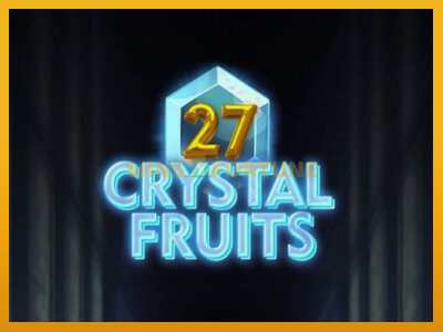 27 Crystal Fruits máquina de xogos por diñeiro