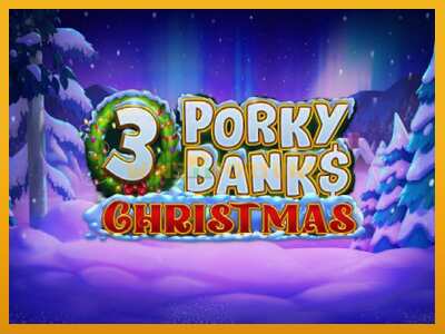 3 Porky Banks Christmas máquina de xogos por diñeiro