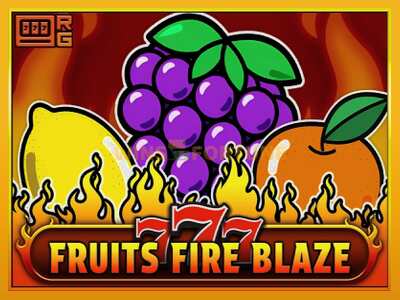 777 - Fruits Fire Blaze máquina de xogos por diñeiro