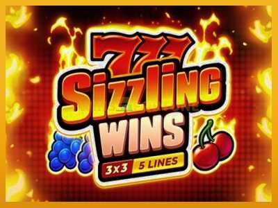 777 Sizzling Wins: 5 Lines máquina de xogos por diñeiro