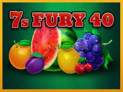 7s Fury 40 máquina de xogos por diñeiro