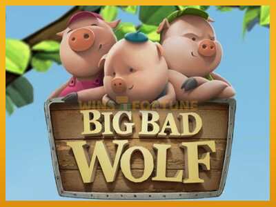 Big Bad Wolf máquina de xogos por diñeiro