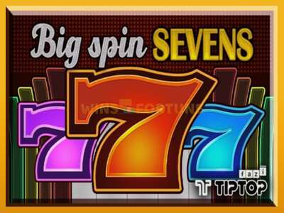 Big Spin Sevens máquina de xogos por diñeiro