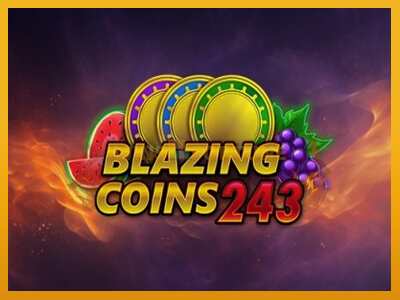 Blazing Coins 243 máquina de xogos por diñeiro