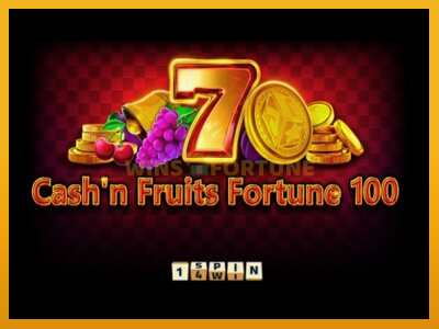 Cashn Fruits Fortune 100 máquina de xogos por diñeiro