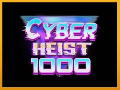 Cyber Heist 1000 máquina de xogos por diñeiro