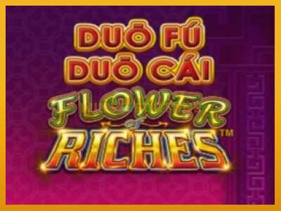 Duo Fu Duo Cai Flower Riches máquina de xogos por diñeiro