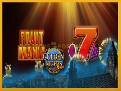 Fruit Mania Golden Nights máquina de xogos por diñeiro