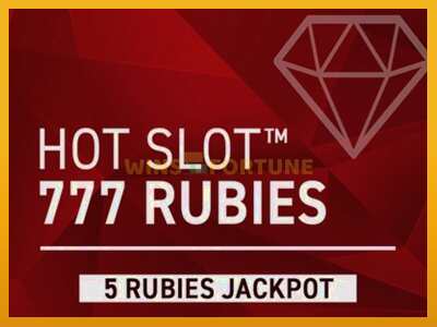 Hot Slot 777 Rubies Extremely Light máquina de xogos por diñeiro