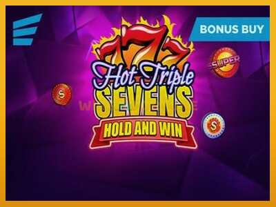 Hot Triple Sevens Hold & Win máquina de xogos por diñeiro