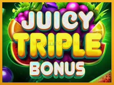 Juicy Triple Bonus máquina de xogos por diñeiro