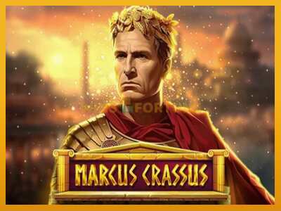 Marcus Crassus máquina de xogos por diñeiro