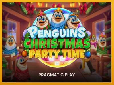 Penguins Christmas Party Time máquina de xogos por diñeiro