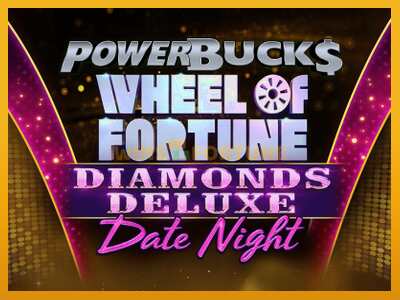 PowerBucks Wheel of Fortune Diamonds Deluxe Date Night máquina de xogos por diñeiro