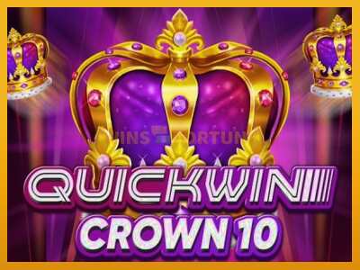 Quick Win Crown 10 máquina de xogos por diñeiro