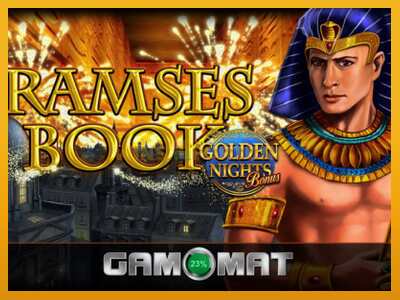 Ramses Book Golden Nights máquina de xogos por diñeiro