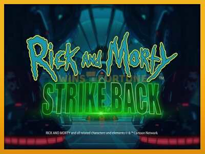 Rick and Morty Strike Back máquina de xogos por diñeiro