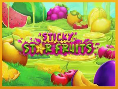 Sticky Star Fruits máquina de xogos por diñeiro