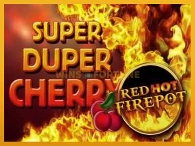 Super Duper Cherry Red Hot Firepot máquina de xogos por diñeiro