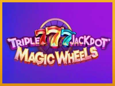 Triple 777 Jackpot Magic Wheels máquina de xogos por diñeiro