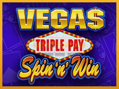 Vegas Triple Pay Spin n Win máquina de xogos por diñeiro