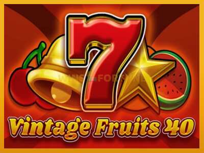 Vintage Fruits 40 máquina de xogos por diñeiro