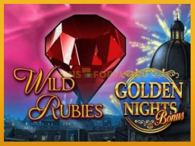 Wild Rubies Golden Nights máquina de xogos por diñeiro