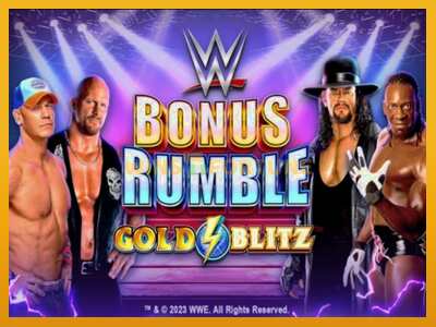 WWE Bonus Rumble Gold Blitz máquina de xogos por diñeiro